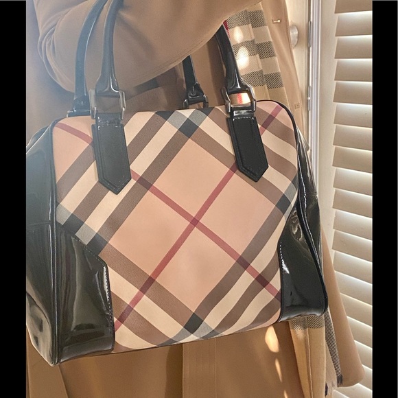 Burberry XL Nova Check Boston Bag - Picture 11 of 11